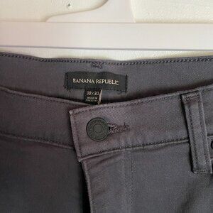 Mens Banana Republic Travelers Straight Leg Cotton 5 Pocket Pants  38 x 30 Brown
